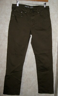 One Day Away Globetrotter stretch modern straight fit pants size 32x30