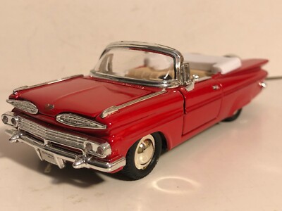 SUNNYSIDE 1959 CHEVY IMPALA CONVERTIABLE RED 1:32 DIECAST MODEL