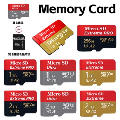 Micro SD Speicherkarte 128GB 256GB 512GB 1TB 2TB Ultra / Extreme / Pro + Adapter