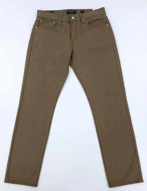 Lucky BRAND 121 Slim Brown Bark Denim 