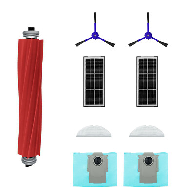Main Brush Side Brush Filter Mop Dust Bag for Roborock S7 MaxV Ultra G10S Pro