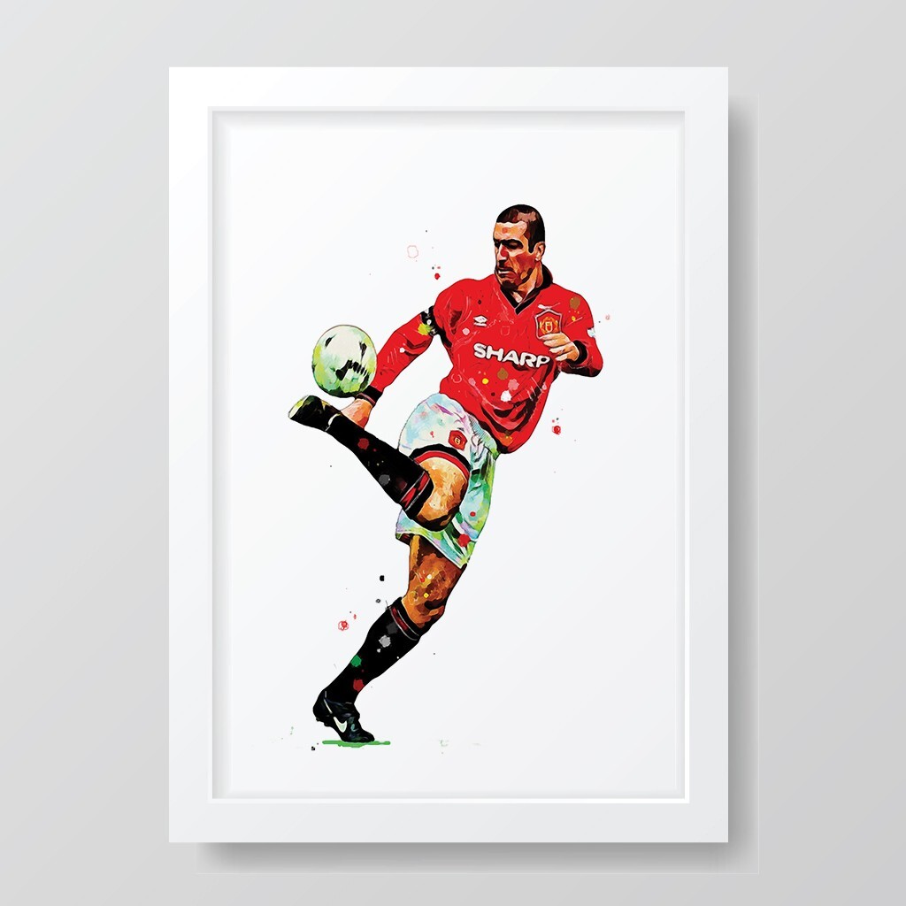ERIC CANTONA  写真パネル ERIC CANTONA MAN UTD KUNG FU AUTOGRAPH SIGNED PHOTO | eBay