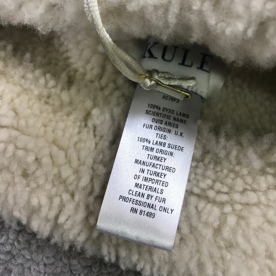 KULE Sombrero Trampero Teñido Cordero Gamuza Invierno Gorro Teñido Cordero Informal Damas Foto 4 de 4