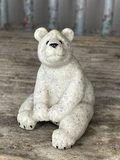 Quarry Critters Bam Bam Bear Figure Ornament Collectable 2.5” Sitting Bear
