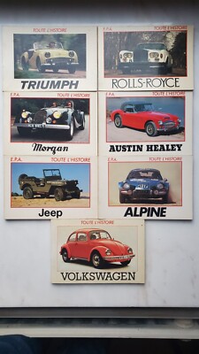 #Revue Automobile E.P.A. (×7) Triumph Morgan Jeep VW Alpine... Bel état.