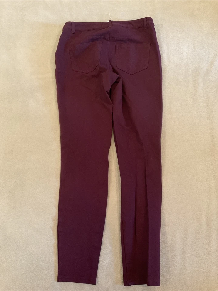 Pantalones de vino elásticos Lauren Conrad 4 estilo jean ajustados Foto 4 de 4