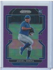 Angel Zerpa 2022 Panini Prizm #270 Purple Prizm Kansas City Royals