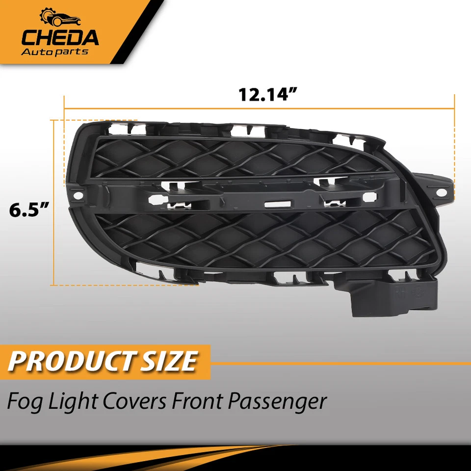 Cubiertas de luces antiniebla del lado derecho del pasajero delantero aptas para Jaguar XJR XJ 2011-2017 Foto 3 de 4