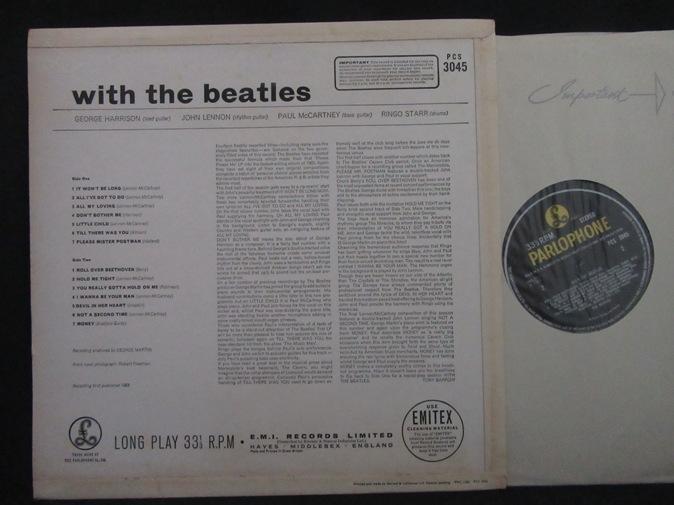 BEATLES★With The Beatles UK Y/B Parlopho Beatles With The Uk Y/B Parlopho | eBay
