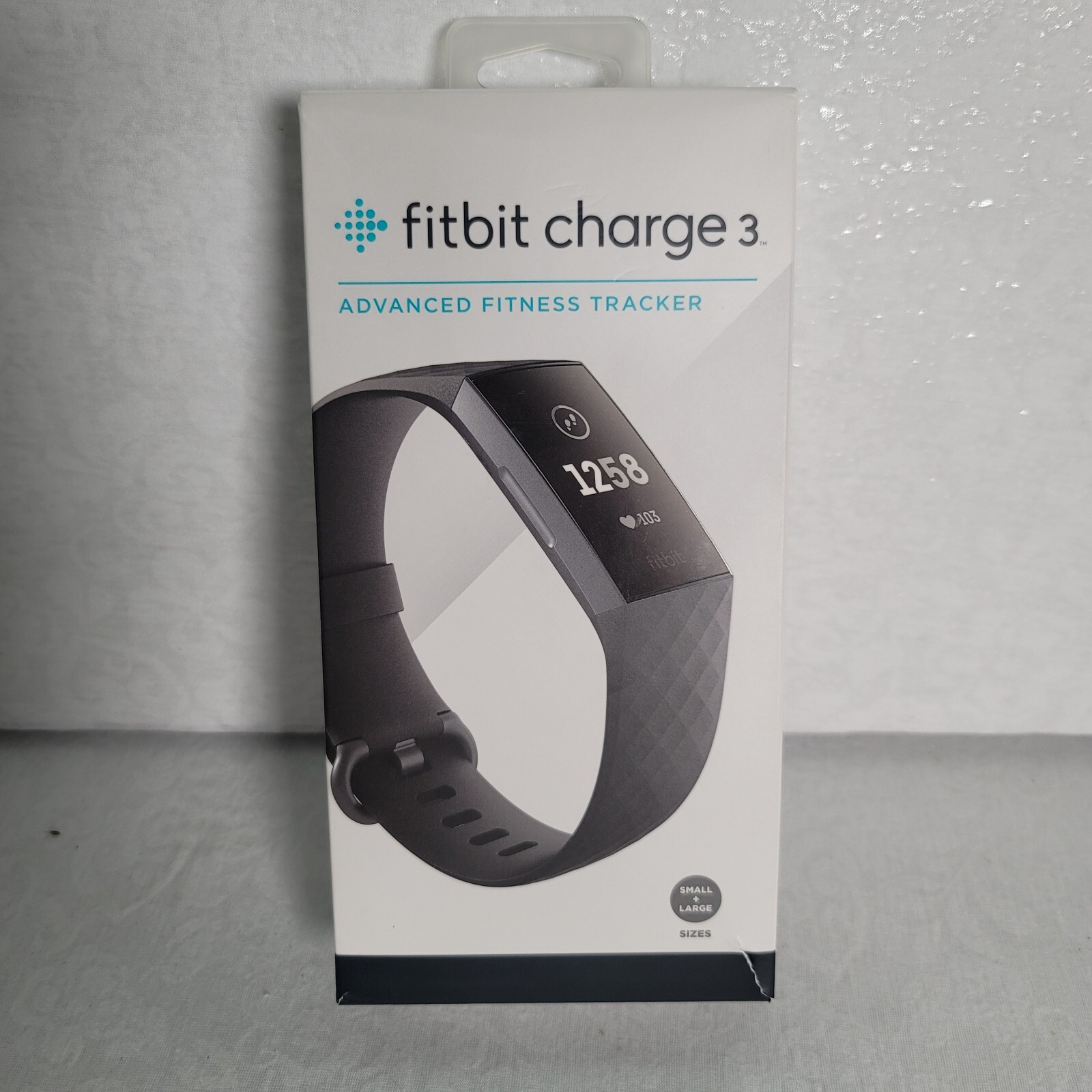 Fitbit Charge 3 Fitness Activity Tracker Heart Rate Monitor S & L Black
