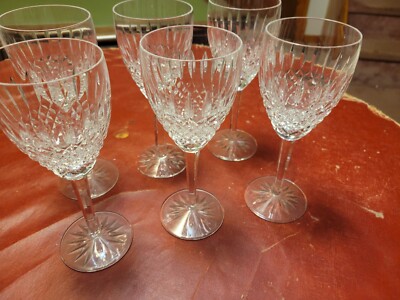 6 Waterford Castlemaine water/ red wine Glasses | eBay