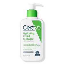 8 oz CeraVe Hydrating Facial Cleanser with Ceramides Hyaluronic Acid