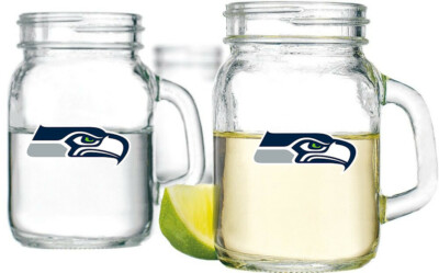 Seattle Seahawks NFL 4 oz Mini Mason Jar Mug Double Shot Glass | eBay