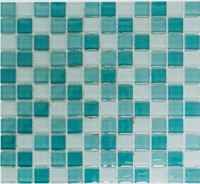 Glasmosaik Mix HellgrüN/GrüN Fliesenspiegel KüChe Wand 72-0602 | 10 Mosaikmatten