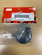 Dynamite .12 - .15 Exhaust Manifold Set Standard Aluminum Black DYN6600 Vintage
