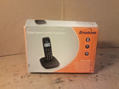 Binatone Veva 1700 schnurloses Einzel-Festnetztelefon für Zuhause/Büro Originalverpackt