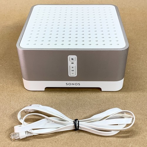Sonos Connect Amp Digital Media Streamer - White/Gray with Ethernet Tested Works