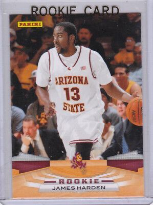 JAMES HARDEN ROOKIE CARD Panini NBA RC Basketball 2009/10 JAMES HARDEN ROOKIE CARD Panini NBA RC Basketball 2009/10