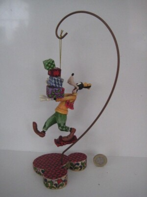 Jim Shore Weihnachtsschmuck Disney Traditions doofy mit Geschenkständer 4008077