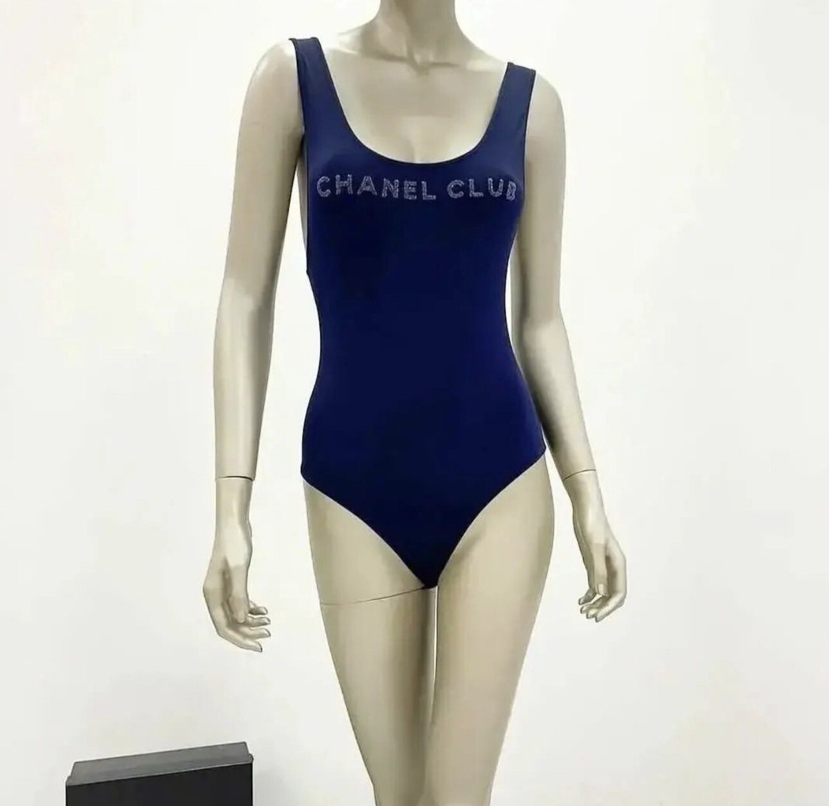 CHANEL シャネルswim bottom MID NAVY size L Chanel Club Navy one piece Swimsuit 38 | eBay
