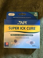 API LIQUID SUPER ICK CURE Freshwater and Saltwater   10 Powder Packets