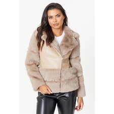 New Faux Fur Aviator Jacket In Mink By Be You