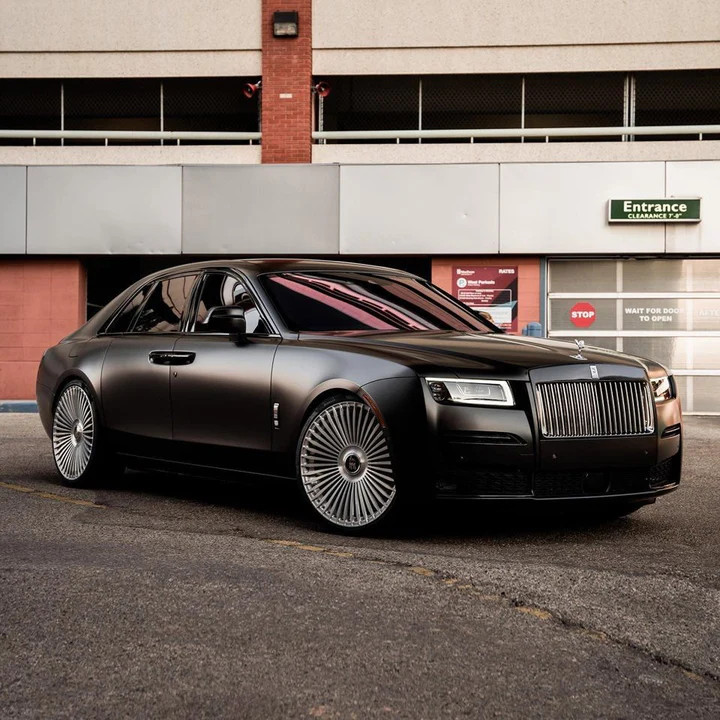 24” CF05 FORGED BRUSHED RIMS WHEELS FOR ROLLS ROYCE CULLINAN 24X10 5X112