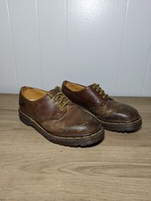Doc Dr. Martens 1561 Brown Leather Oxford Men's Shoes Size 5- England See pics