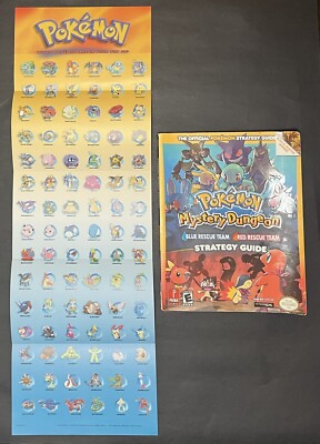 POKEMON Mystery Dungeon Blue Red Rescue Team Prima Strategy Guide *No Poster*
