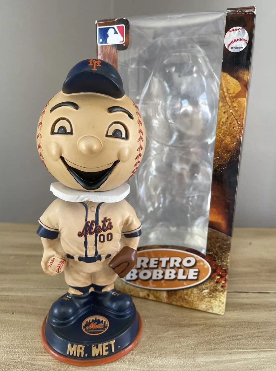 MR. MET New York Mets MLB Retro Bobble Mascot Vintage