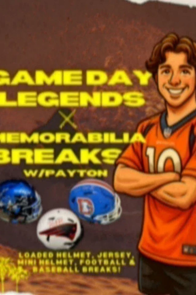 🔥 FULL -SIZE FIRE!!!  NFL HELMET BREAKS w/Payton! 🔥