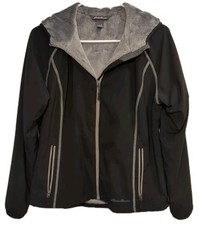 Eddie Bauer Women's Size M Stratify Fleece Lined Soft Shell Jacket Hooded