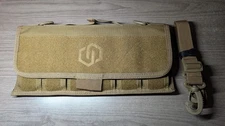 Savior Equipment Pistol Magazine Pouch with Sling - 6 Mag Dark FDE USED