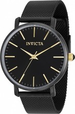 Invicta Angel Quartz Black Dial Ladies Watch 39371