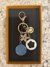 Louis Vuitton Zipper pull Trunks & Bags Pendant Bag Charm Keychain Blue