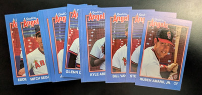 1989 Grand Slam Quad City Angels - You Pick 1 - LA Angels A - Only $1 Shipping