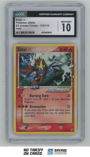 Entei ★ graded CGC 10 for sale on eBay