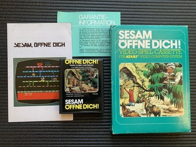 ATARI VCS 2600: SESAM ÖFFNE DICH m. Anleitung & Verpackung , Modul getestet
