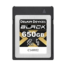 Black 650GB CFexpress 4.0 Type B Memory Card with pSLC Flash, up to 3530MB/s ...