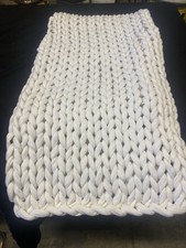 Bearaby Cotton Napper Throw 15 Lb Retail 269 Cloud White