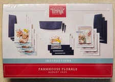 Stampin Up Paper Pumpkin  FARMHOUSE FLORALS  AUG 2025- REFILL KIT, 9 CARDS 
