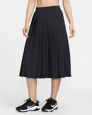 160 Nike 24.7 PerfectStretch Dri Fit Pleated Skirt Women's Sz Large HQ8153-010