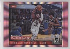 2021 Panini Donruss Franchise Features Holo Pink Laser Donovan Mitchell #30 r0j