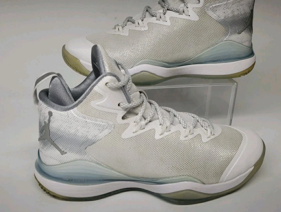 Nike Jordan SuperFly 3 Blanco/Plata Reflectante, All Star, 743665-109 Talla 8 VNDS Foto 3 de 4