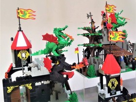 LEGO 6082 Majisto Tower 1906 + 6076 Dragon Mountain Castle Minifigures