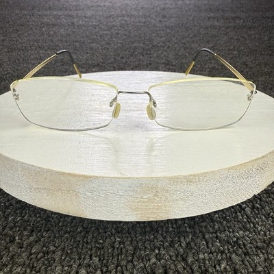 Lindberg Spirit Titanium Eyeglasses Gold Rimless Glasses Hand Made in Denmark