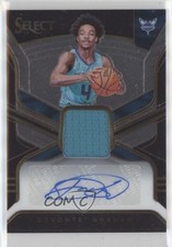 2018-19 Panini Select Rookie Jersey 30/99 Devonte' Graham #RJA-DGM Auto 0g48
