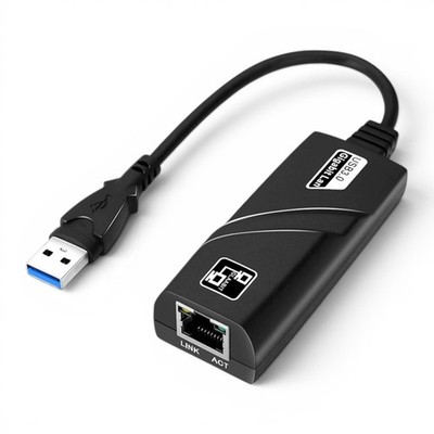 USB 3.0 to Gigabit Ethernet Adapter 1000Mbps RJ45 LAN Network For Windows PC Mac