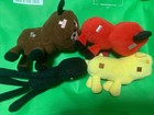 Lot Of Five Minecraft Plushies Barely Used — photo 3