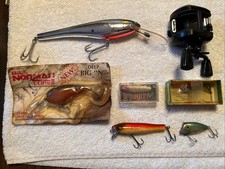 1-Ryobi VM36 Lite Casting Reel & 1- Bagley’s DB-08 & 5- Vintage Fishing Lures !